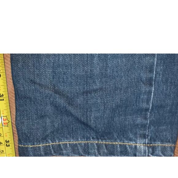 Tuken jeans 30" x 34" Button Fly Distressed Blue Jeans Made in Albanian - Rare - Picture 7 of 8